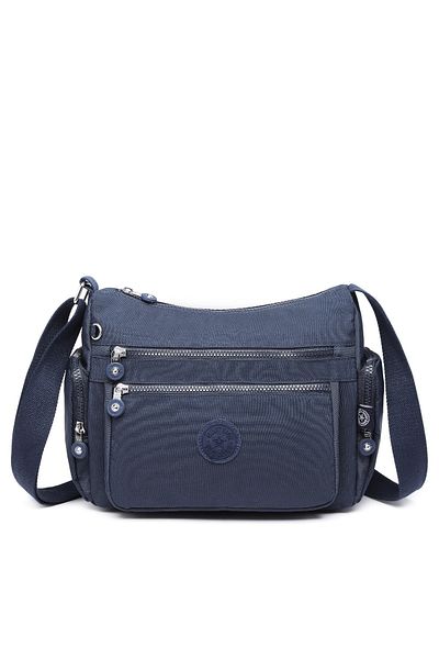 SMART BAGS Geantă de damă Crinkle Fabric Albastru Marin 1115