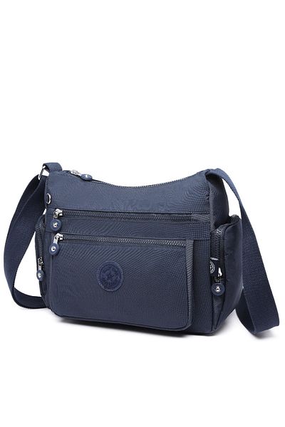 SMART BAGS Geantă de damă Crinkle Fabric Albastru Marin 1115