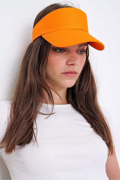Trend Alaçatı Stili Cap - Orange - Sport