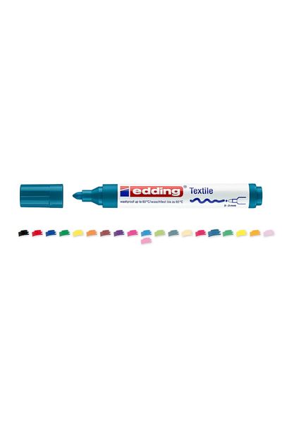 Edding Textile Marker Fabric Painting Pen 2-3 Mm Dirty Blue