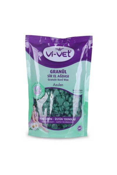 Vi-vet Azulen Inci Boncuk Granül Sir El Ağdası 250gr 4'lü Set + Spatula + Lif + Kalemparf