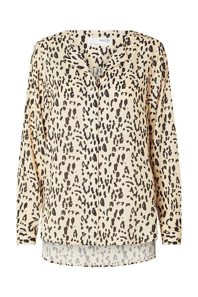 Selected Femme Hemd Leoprint