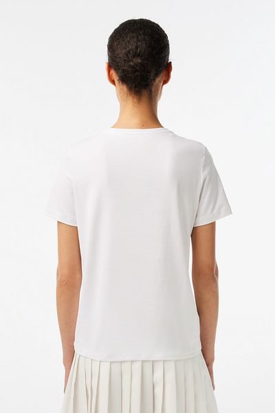 Lacoste Бяла тениска 001 за жени / момичета