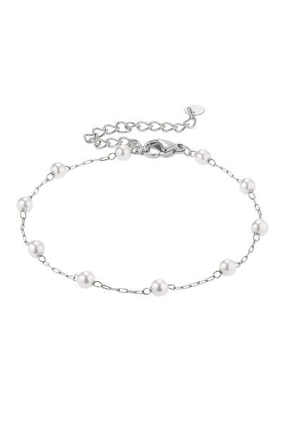 Heideman Armband mit Perle Elula silberfarben poliert modisch