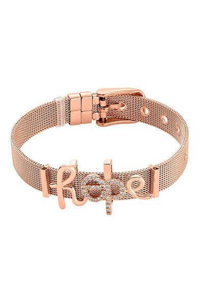 Heideman Mesh Armkette Für Frauen Mesh Armband Hope Rose Goldfarben Modisch