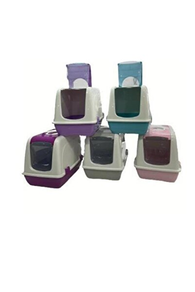 Pet Pretty KAPALI KEDİ TUVALETİ ŞNY