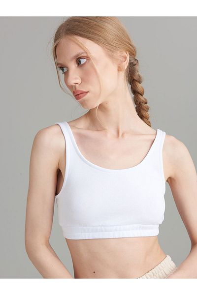 RİVUS Tricou din bumbac pieptănat cu talie elastică