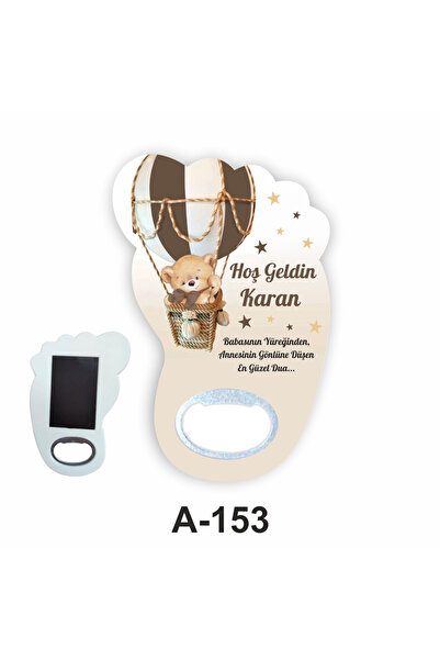 Nar Promosyon 25 Adet Mıknatıslı Ayak İzi Açacak Magnet - Jelatin Hediyeli - ...