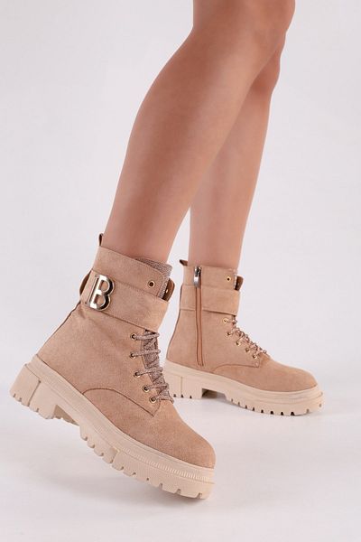 SOLMAZ TASHA TEN SUEDE STONE POSTAL