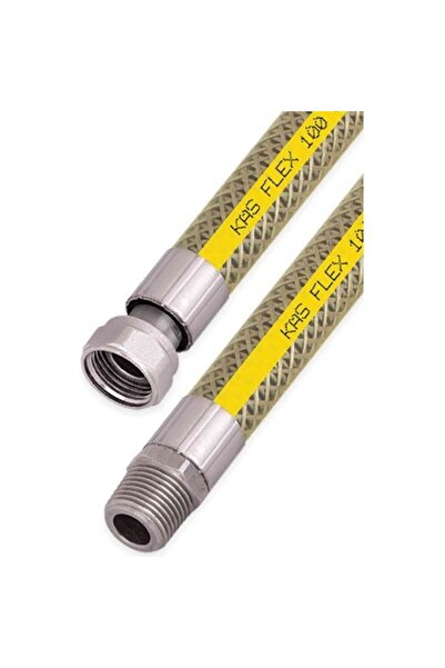 KOLDOOR Ocak Flexi Örgülü Doğalgaz Bağlantı Flexi 1/2 50 Cm