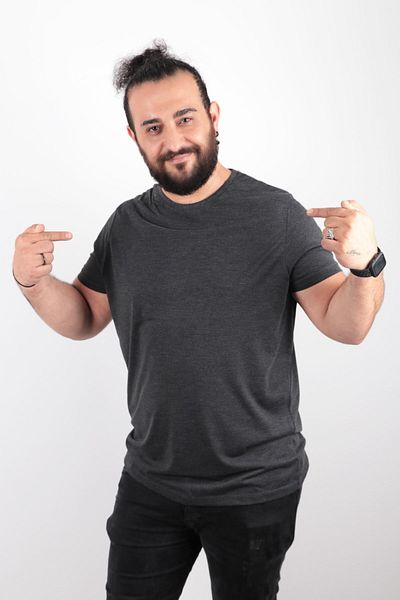 Rich تي شيرت أساسي كبير الحجم 100% قطن