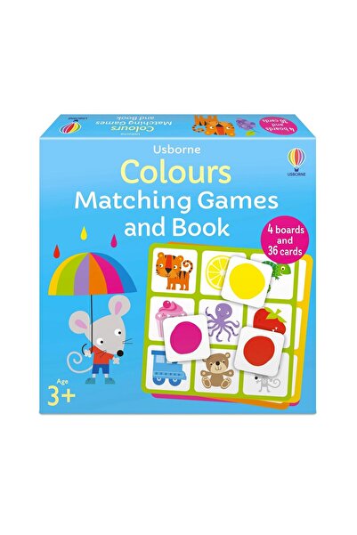 Usborne ألعاب وكتاب مطابقة الألوان