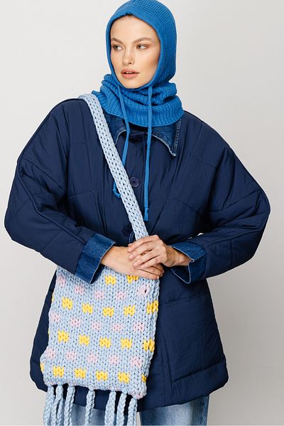 Mooncorn Indigo Balaclava kötöttáru fejtámla