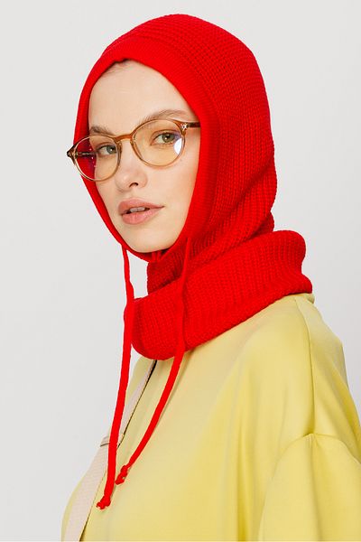 Mooncorn Red Balaclava Knitwear Headboard