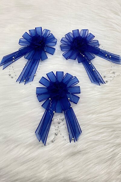 ZEYMERADE زخرفة باقة زرقاء من ساكس، زينة حنة لحفلات الزفاف والعريس وحفلات الز...