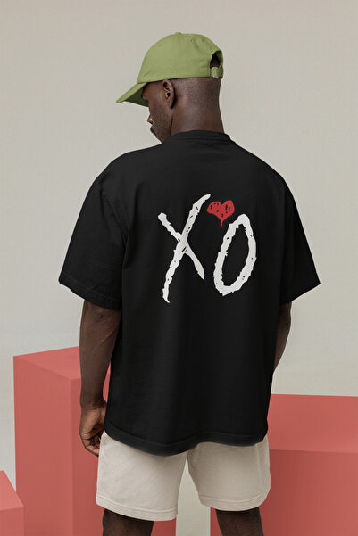 RENWEAR Weeknd Baskılı Unisex Pamuklu Oversize Tshirt
