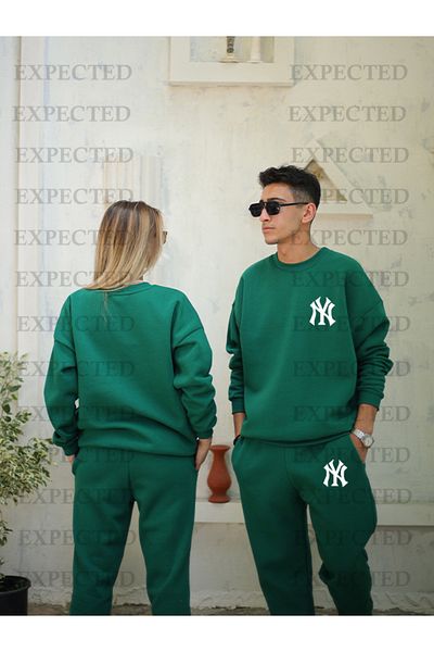 EXPECTED Σετ φόρμας Unisex Lover Couple Combination Bottom Top με στάμπα - 3 κορδόνια