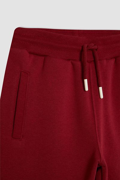 DeFacto Boy's Printed Lace-Up Waist Elastic Leg Pocket Thick Sweatpants B2237A823Wn