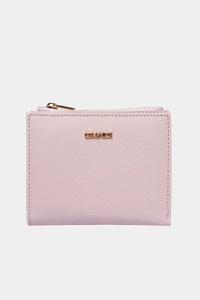 Grande 2805 Genuine Real Leather Zippered Women's Wallet Flother Lilac