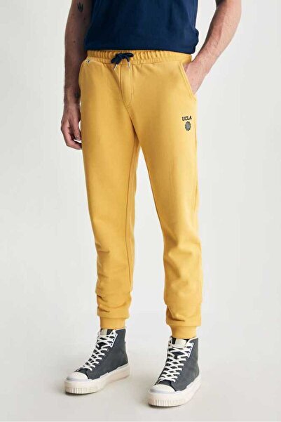 UCLA Ανδρική φόρμα αθλητικής φόρμας LUSKIN Yellow Shrinking Cut Standard Fit