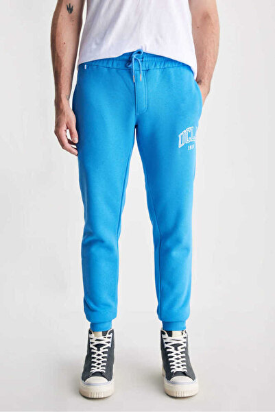 UCLA Ανδρική φόρμα αθλητικής φόρμας OTTO Blue Relaxed Leg Embroidered Standard Fit