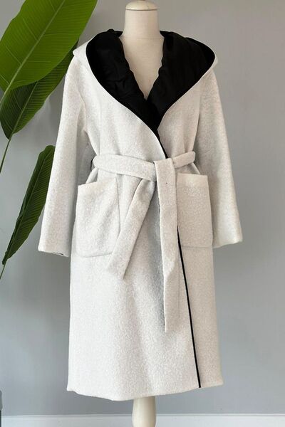 Missemramiss Twins Double Sided Cap Jacket 4127 Ecru