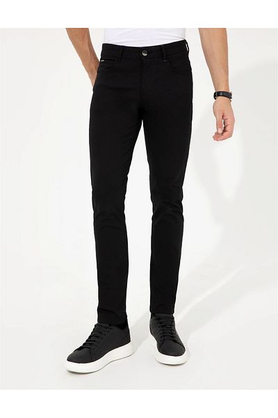 Pierre Cardin Μαύρο Slim Fit Canvas Παντελόνι G021SZ078.000.1414330.VR033