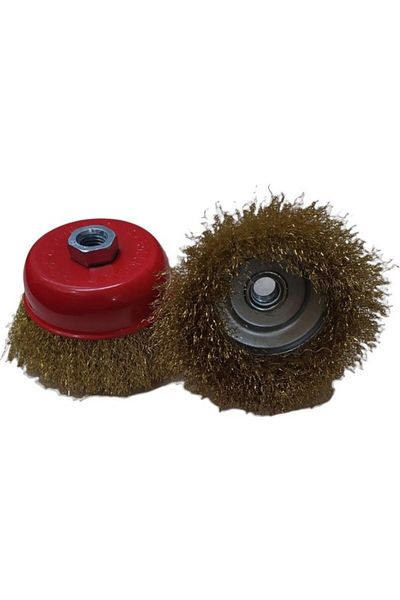 Strong Wave Wire Fringed Bowl Wire Brush 75 mm