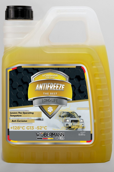 Wöbermann Sarı Antifriz 4 Mevsim Organik G13 -52°C 4 Lt.