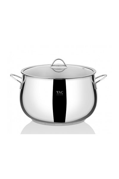 Taç Funda Deep Steel Pot 30 Cm