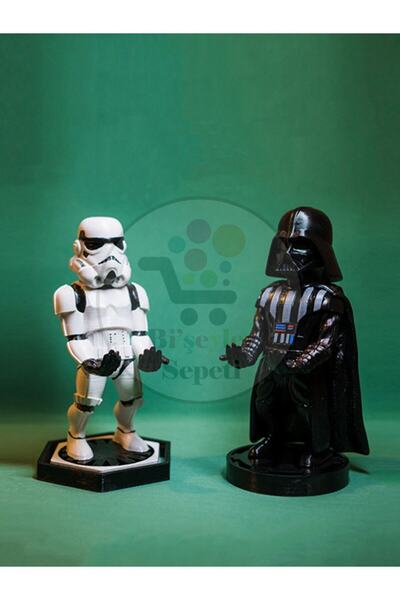 Bi'şeyler Sepeti Star Wars Darth Vader Ve Stormtrooper Dualsense Ps5 Ps4 Xbox...