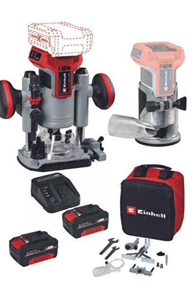 Einhell TP-RO 18 Set Li BL 2x4.0ah Akülü Kömürsüz Freze