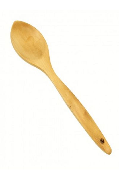 Kazanabil WIDE MOUTH NATURAL WOODEN SPOON 28CM