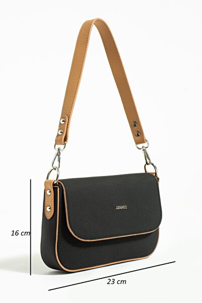 Just Polo JUSTPOLO KADIN ORİJİNAL LACOS 3 BÖLMELİ OMUZ VE ÇAPRAZ ÇANTASI