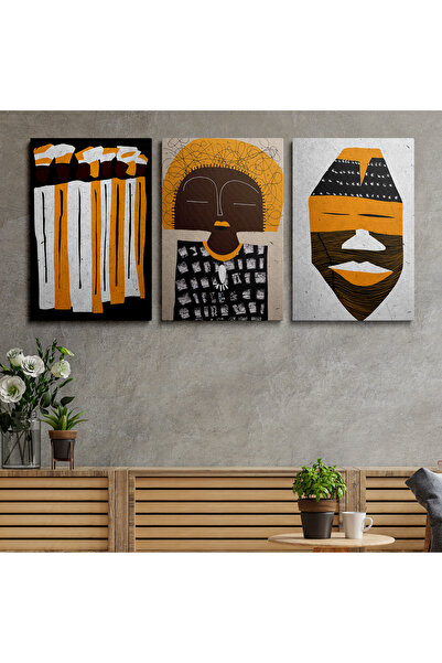 HOMEPACK Set 3 Pictură Perete Pânză Tablou Canvas Boho Clasic Modern HP213