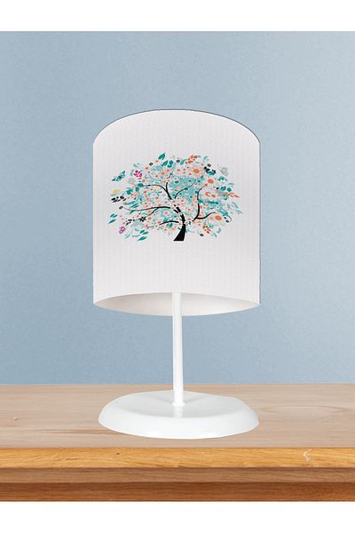 MEKTA HOME Butterfly Tree Patterned Baby and Children's Room Lampshade