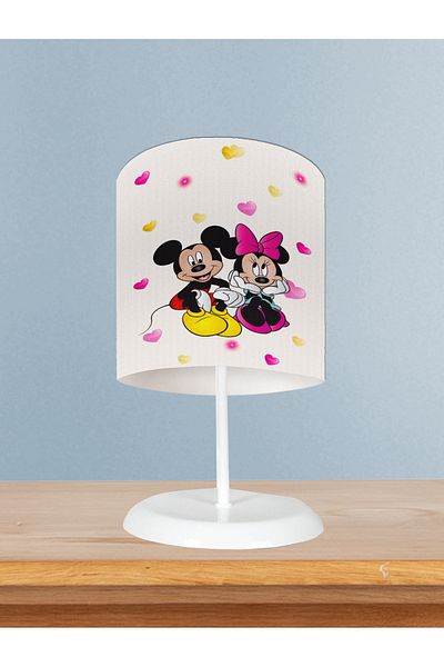 MEKTA HOME Mickey and Minnie Mause Patterned BABY and CHILDREN'S ROOM Lampshade