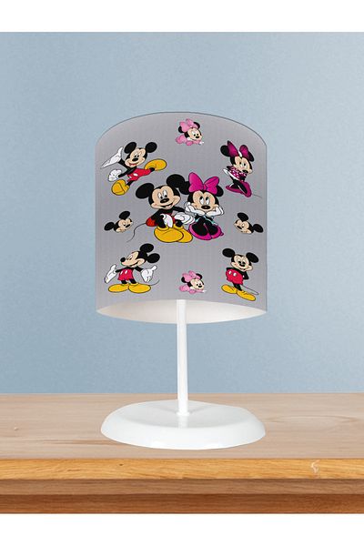 MEKTA HOME Mickey and Minnie Mause Patterned Hopscotch Baby and Kids Lampshade