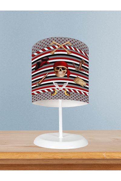 MEKTA HOME Skull Patterned Baby and Children's Room Lampshade