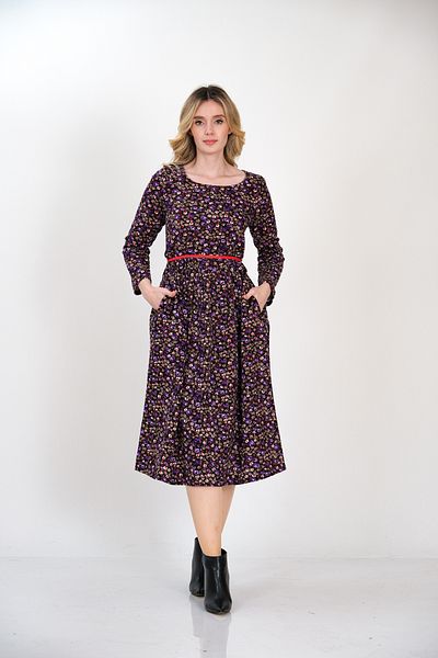 İna Rochie de iarnă cu model mini trandafiri de la Divitin Pazen