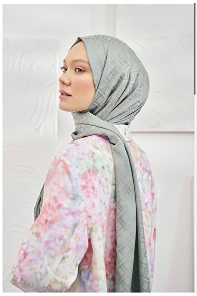 ARMANDA İtalyan Jakar Şal-Yeni Sezon Geometrik Desen Jakarlı Şal