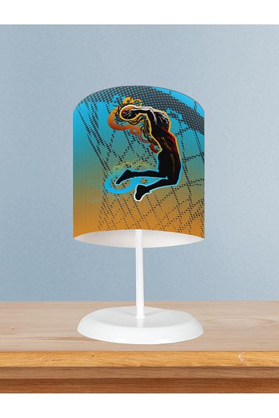 MEKTA HOME Basketball Patterned Baby and Children's Room Lampshade