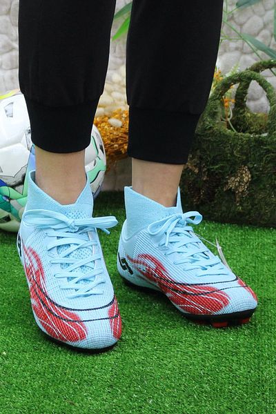 Jump 29676 Produs original cu șosete Turf Field Fotbal Crampoane Pantofi de fotbal pentru bărbați