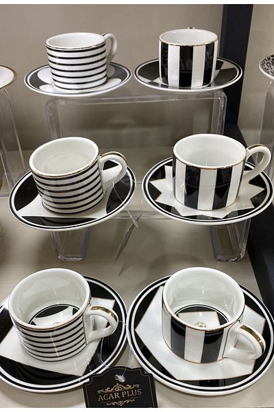 ACAR Anita 6-Piece Coffee Cup Set GRN-05027