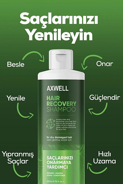 AXWELL Pearlescent for Dry Damaged Hair Shampoo for Damaged and Dry Hair