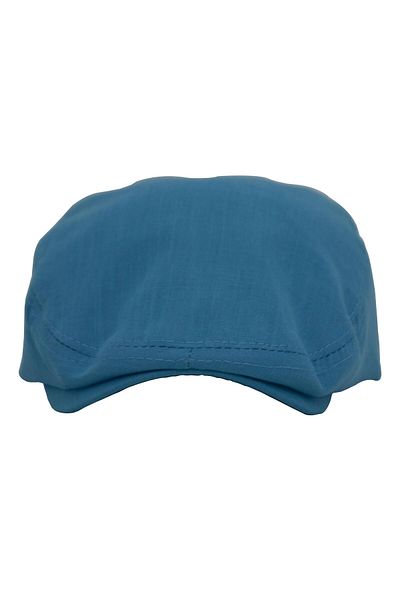 şapkadan Blue Cap Cotton London Flat Cap Hat