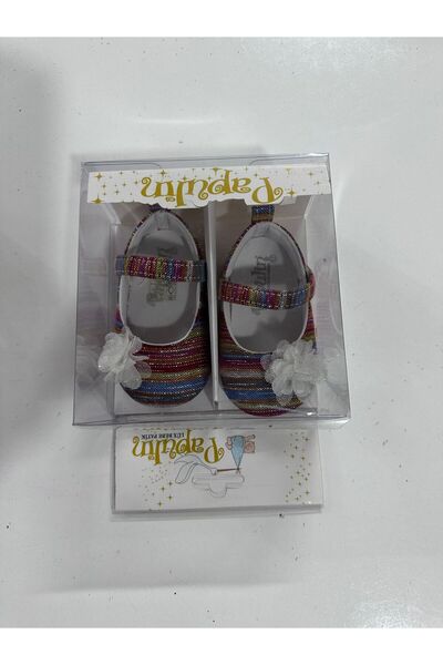 pupil baby Organik Bebek babet ilk adım kaymaz taban kız bebek Yeni Sezon