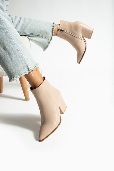 La Limar Γυναικείες μπότες με τακούνι Limar 9311 Skin Skin Pointed Toe