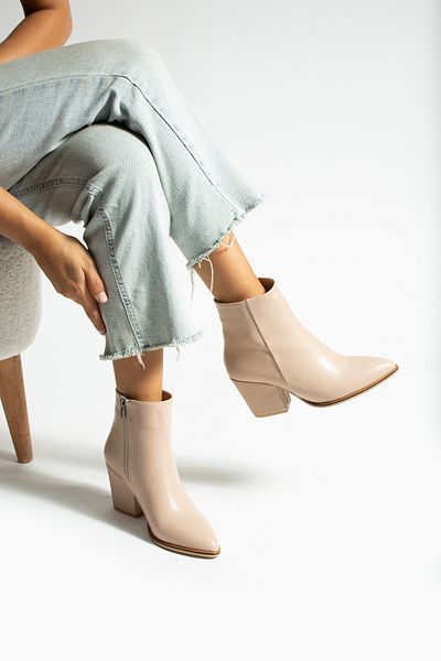 La Limar Γυναικείες μπότες με τακούνι Limar 9311 Skin Skin Pointed Toe