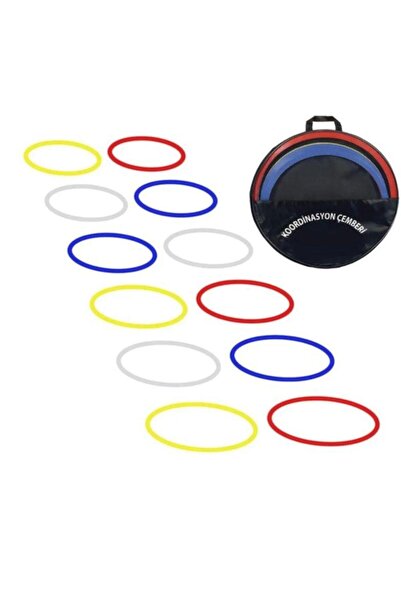 Hsport profesyonel tüm branşlar 12'li koordinasyon çemberi idman antreman çem...